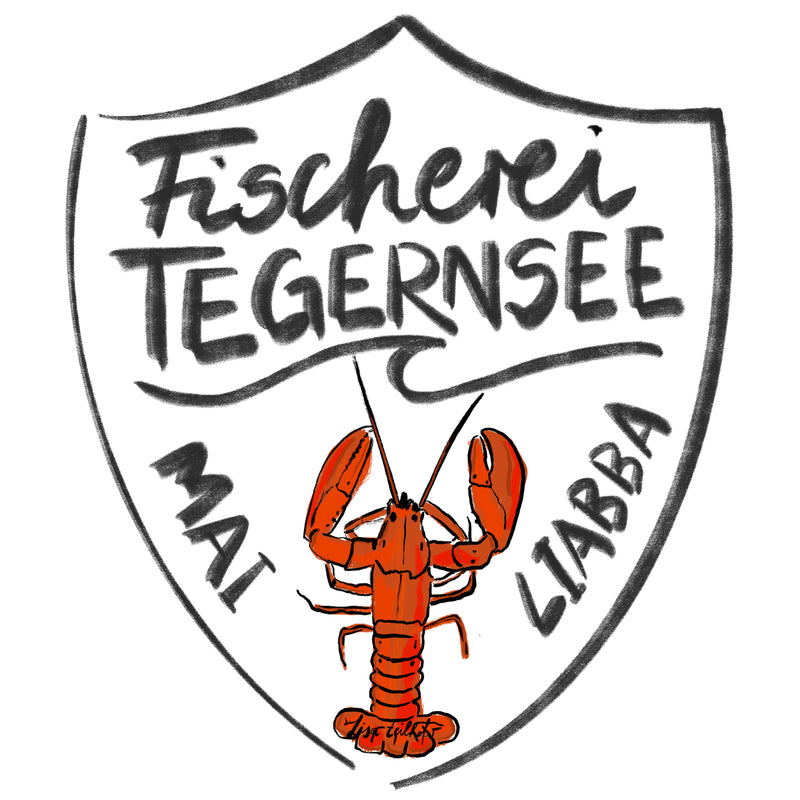 Fischerei Wappen Sticker